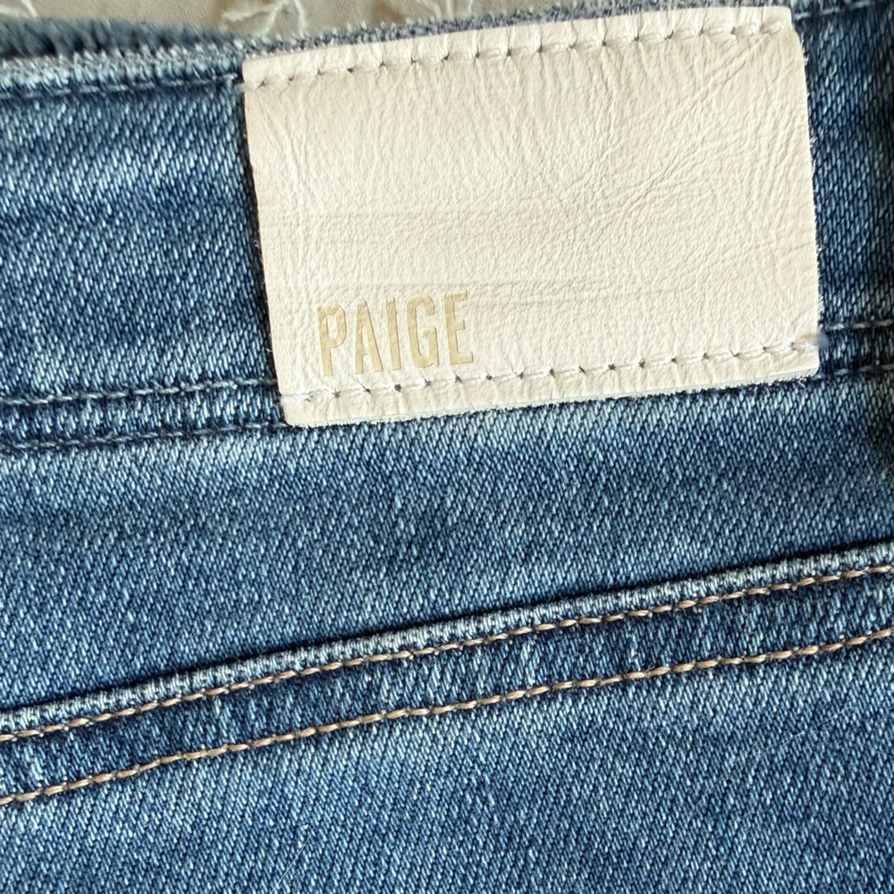 PAIGE Anessa High-Rise Wide-Leg Crop Jeans in Sunnie Distressed - Picture 11 of 15